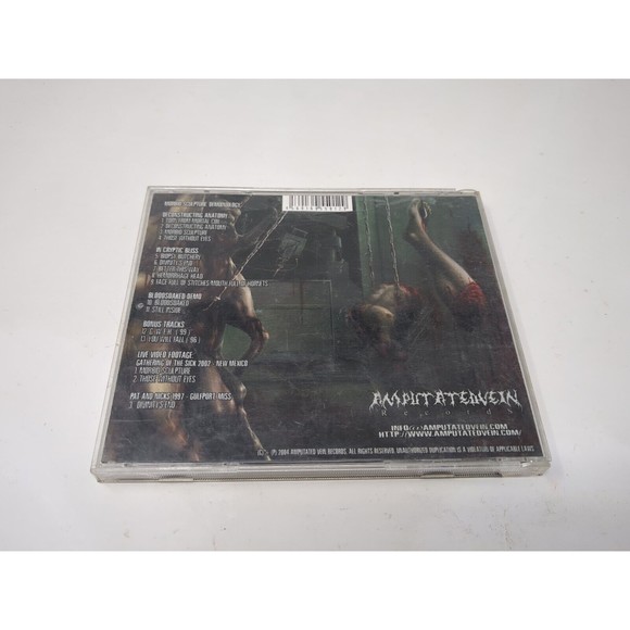 Suture Morbid Sculpture Demonology Brutal Death Metal CD 2004 Heavy VTG - Picture 2 of 8